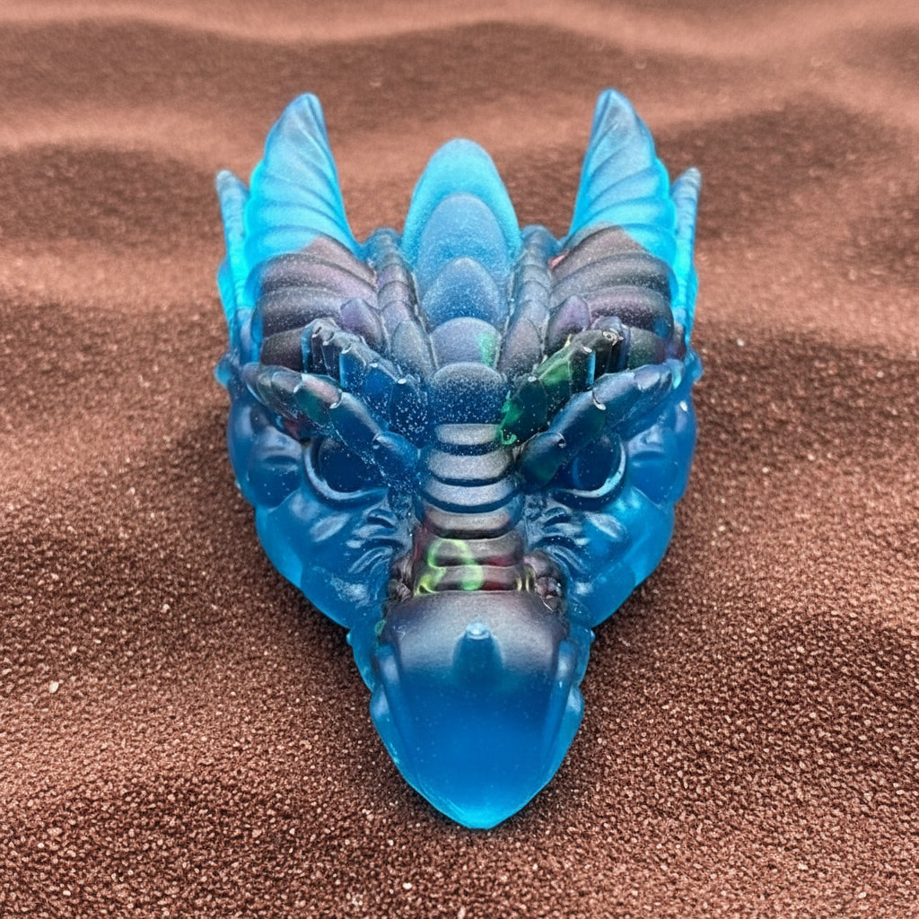 Fantasywürfelseife "Drachenkopf"