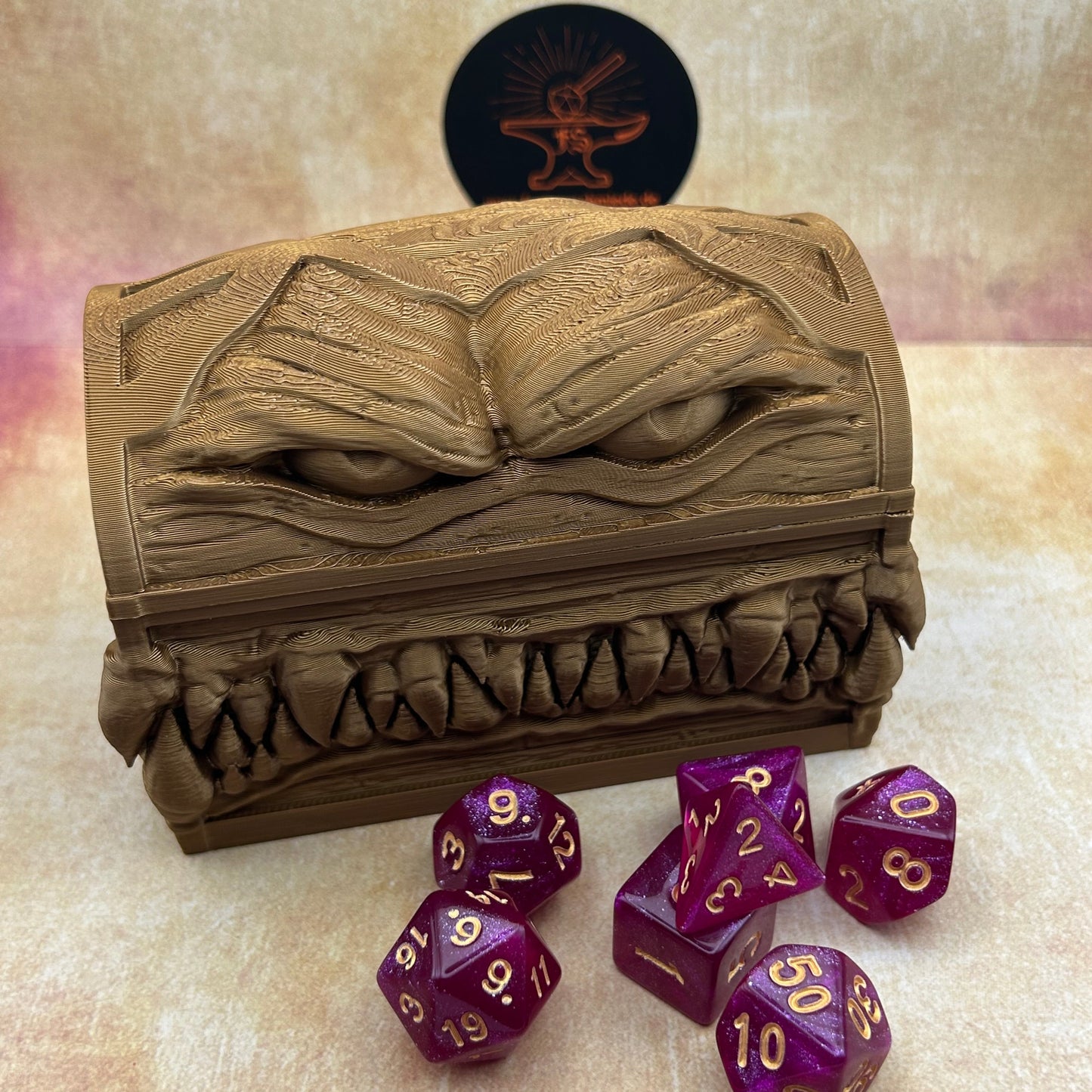 Würfeltruhe Mimic "3D-Druck"