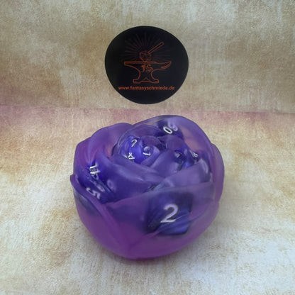 Fantasywürfelseife "Rose"